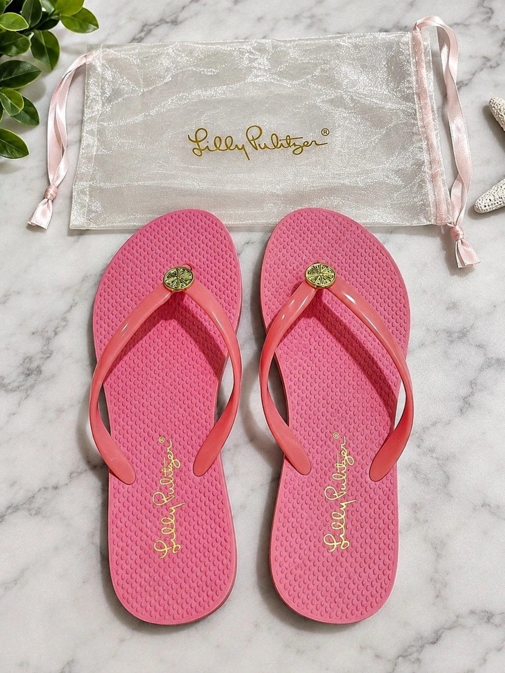 Lilly Pulitzer Pool Flip Flop Pink Sandals
